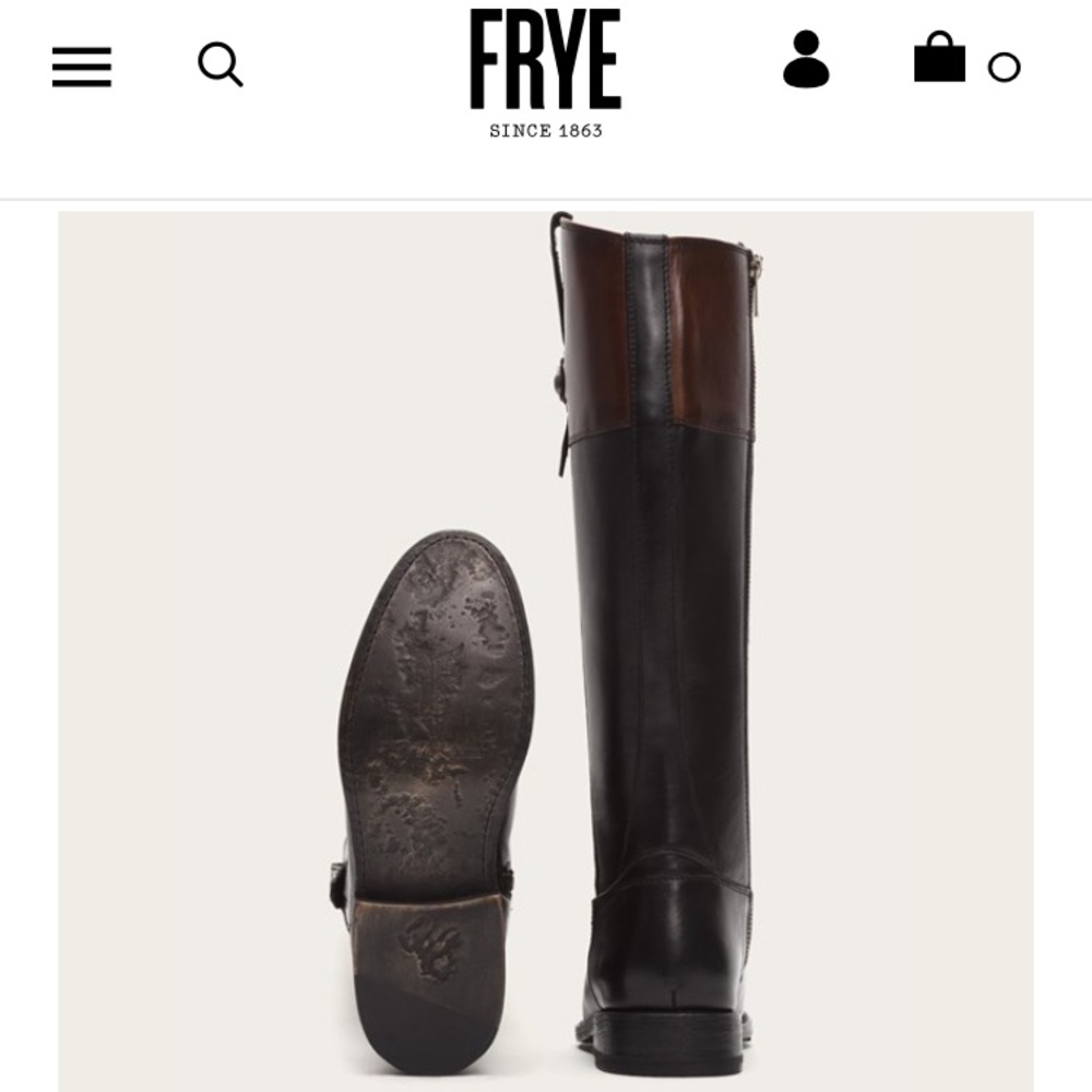 Nib Frye Jayden Button Tall 8.5 Extended Calf. - image 4